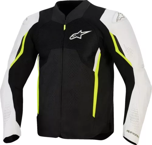 Alpinestars AST v3 Air motoros textil kabát| BLACK/SILVER/YELLOW FLUO