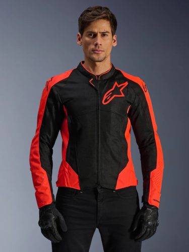 Alpinestars VIPER V4 Air nyári motoros kabát | Black/Fluo Red