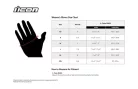 Icon női motoros kesztyű - Anthem 3 Stealth - Black