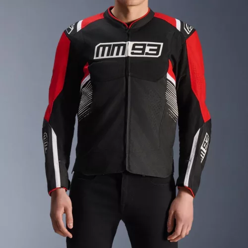 ALPINESTARS MARQUEZ MM93 T-SPS Air V2 textil motoros kabát | black/red/white