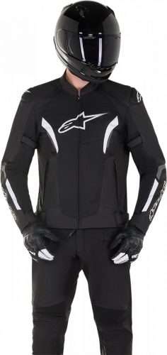 Alpinestars AST AIR V2 motoros textil kabát| Fekete/Fehér