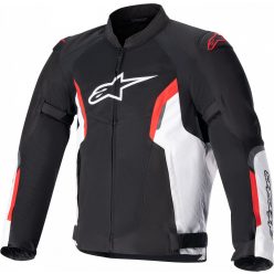   Alpinestars AST AIR V2 férfi motoros textil kabát | Fekete/Fehér/Piros