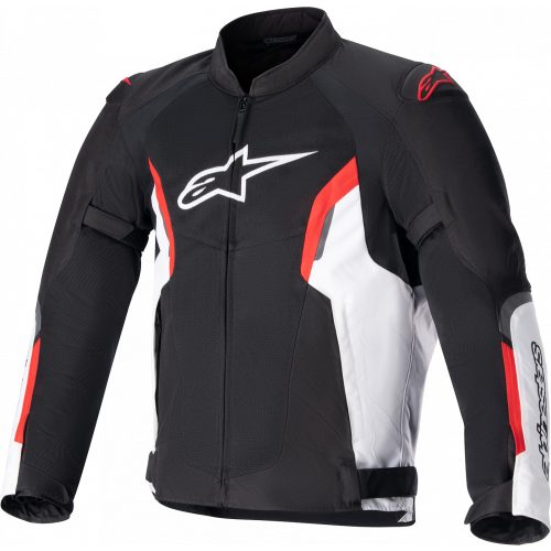Alpinestars AST AIR V2 férfi motoros textil kabát | Fekete/Fehér/Piros