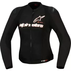   Alpinestars Női motoros kabát Stella SMX Air | BLACK/WHITE/RED FLUO