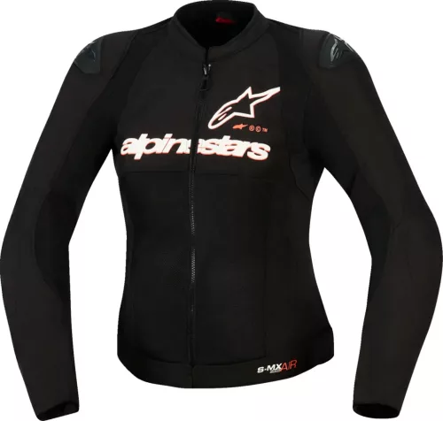 Alpinestars Női motoros kabát Stella SMX Air | BLACK/WHITE/RED FLUO