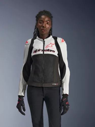 Alpinestars Női motoros kabát Stella SMX Air | BLACK/WHITE/RED FLUO