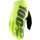 100% BRISKER cross kesztyű - Fluorescent Yellow, Black