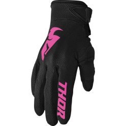 Thor Női cross kesztyű - SECTOR - black/pink