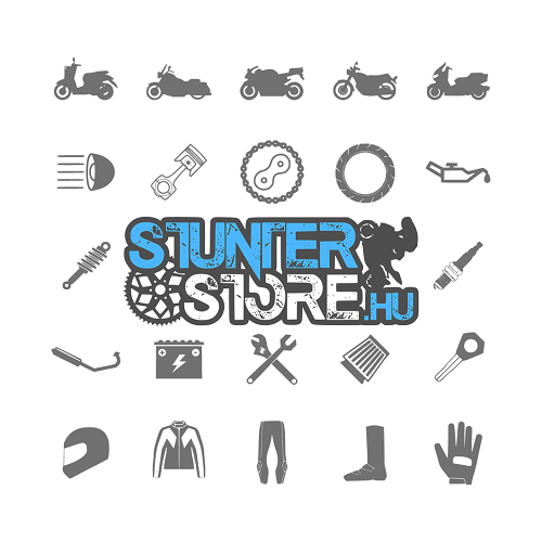 IXON Striker Motoros Kabát | Black/White