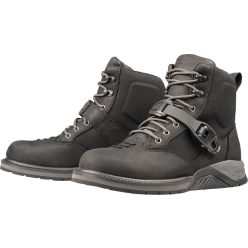   ICON Superduty 6 Safety Toe vízálló Férfi motoros cipő | Black