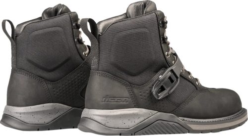ICON Superduty 6 Safety Toe vízálló Férfi motoros cipő | Black