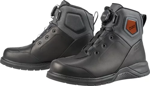 ICON Upstate Férfi motoros cipő | Black