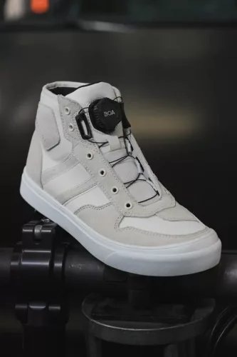 ICON DOG DAYS CE Férfi motoros cipő | White