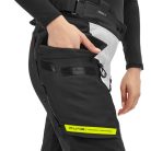 SHIMA Dune LADY Női motoros textil nadrág | Fekete/Fluo Sárga