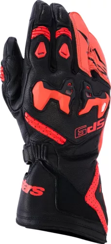 ALPINESTARS motoros kesztyű SP-9 | BLACK/RED FLUO