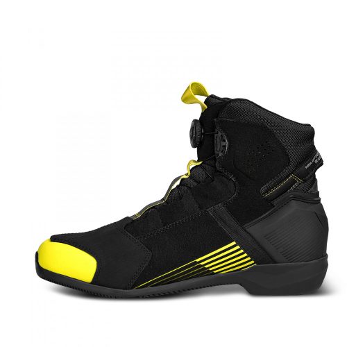 SHIMA EDGE VENTED Férfi motoros cipő | Black/Fluo Yellow