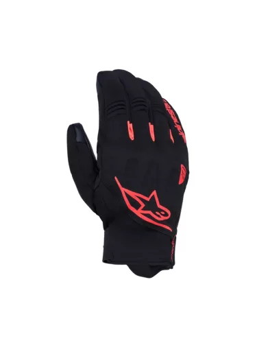 ALPINESTARS Faster V3 Plasma Drystar® vízálló motoros kesztyű | Black/Red