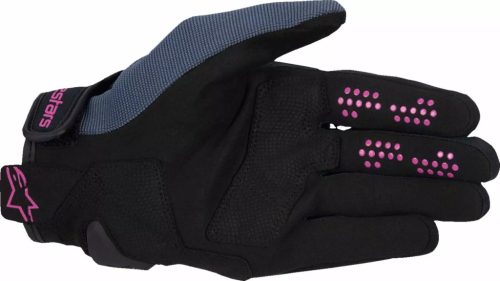 ALPINESTARS női motoros kesztyű Stella Chrome | Black/Blue/Pink