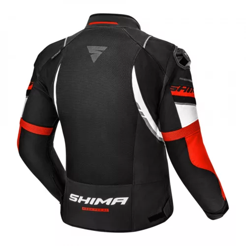 SHIMA MESHPRO 2.0 Férfi motoros textil kabát | Black/red