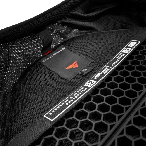 SHIMA MESHPRO 2.0 Férfi motoros textil kabát | Black/red