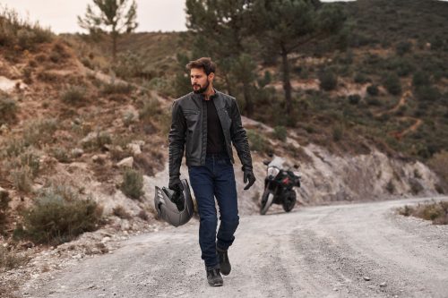 SHIMA WINCHESTER 2.0 Férfi motoros bőrkabát | Black