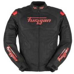   FURYGAN ATOM VENTED EVO Férfi motoros textil kabát | Black/Red