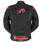 FURYGAN ATOM VENTED EVO Férfi motoros textil kabát | Black/Red