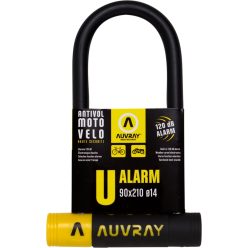 AUVREY motor lezáró lakat U LOCK ALARM 90 x 210