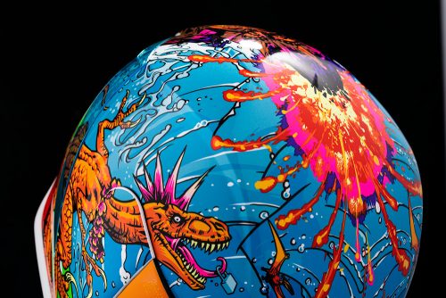 Icon AIRFORM bukósisak DINO FURY | Blue