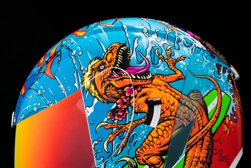 Icon AIRFORM bukósisak DINO FURY | Blue