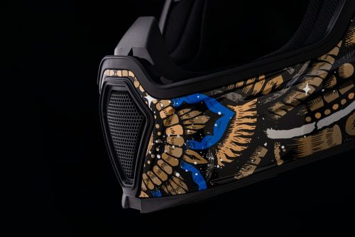 Icon AIRFLITE bukósisak DAY TRIPPER - GOLD