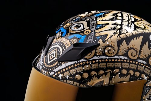 Icon AIRFLITE bukósisak DAY TRIPPER - GOLD