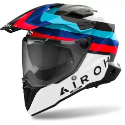 Airoh Commander 2 bukósisak | Doom - White/Red/Blue