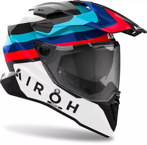Airoh Commander 2 bukósisak | Doom - White/Red/Blue