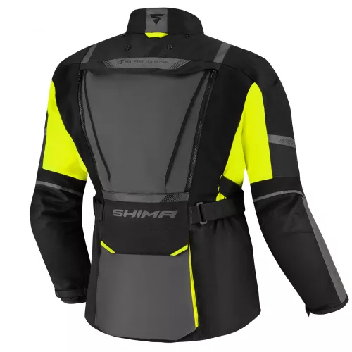 Shima HERO 2.0 Férfi textil kabát | Fluo