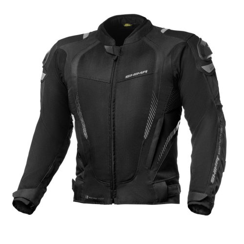 SHIMA MESH PRO Férfi motoros textil kabát | Black