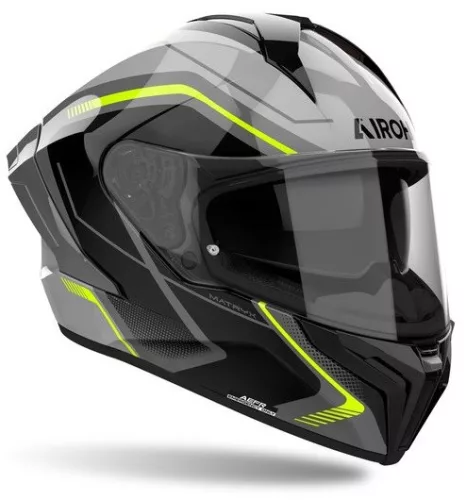AIROH Matryx Wide bukósisak | Yellow Gloss