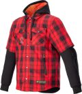 Alpinestars MSE Tartan Jacket motoros kabát | black/red