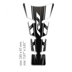 UNIVERZÁLIS TANK PAD - FEKETE/FEHÉR - YAMAHA R1 DESIGN