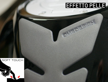 UNIVERSAL TANK PAD - MATTE GRAY - 10,3 CM X 19,96 XM | 4" X 7,86" - LEATHER