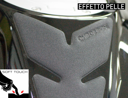 UNIVERSAL TANK PAD - MATTE GRAY - 10,3 CM X 19,96 XM | 4" X 7,86" - LEATHER