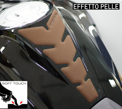 UNIVERSAL TANK PAD - MATTE BROWN - 10,3 CM X 19,96 XM | 4" X 7,86" - LEATHER