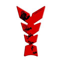 ONEDESIGN TANKPAD MATT FLUO RED