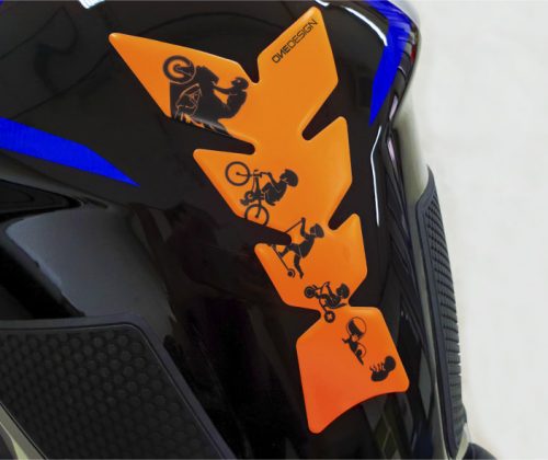 ONEDESIGN TANKPAD MATT FLUO ORANGE