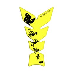 ONEDESIGN TANKPAD MATT FLUO YELLOW