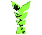 ONEDESIGN TANKPAD MATT FLUO GREEN