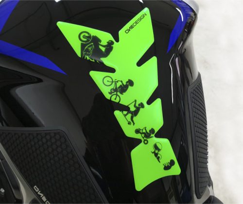 ONEDESIGN TANKPAD MATT FLUO GREEN