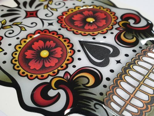 ONEDESIGN TANKPAD RED SKULL