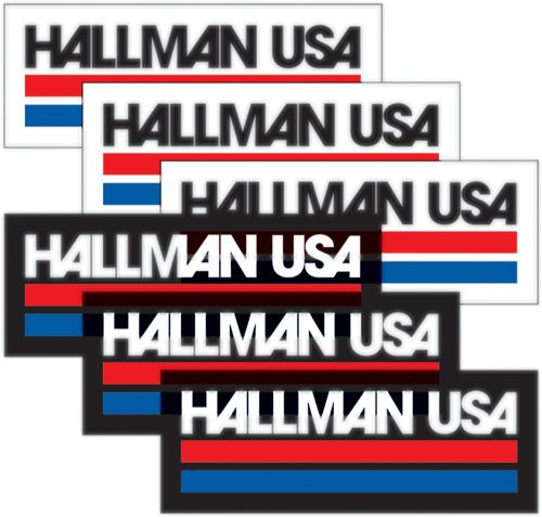 THOR HALLMAN matrica USA (6 db)