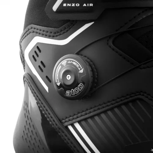 SHIMA ENZO MEN AIR Férfi motoros cipő | Black/White